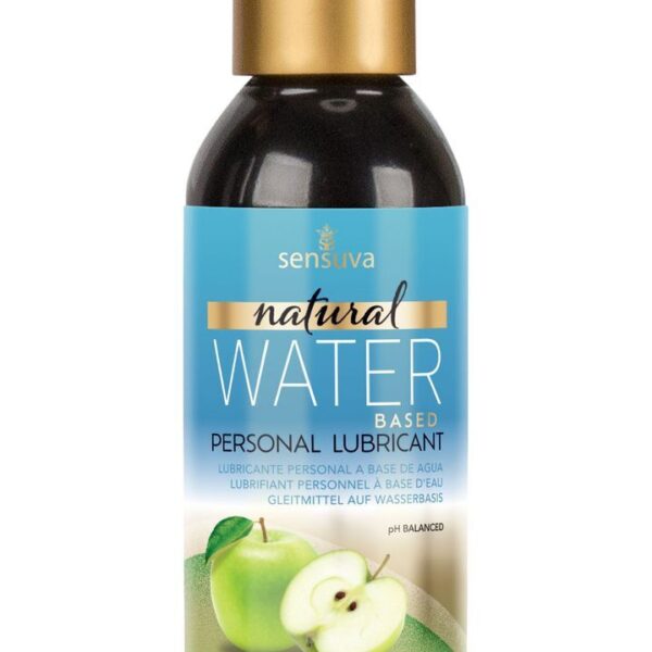 Змазка на водній основі Sensuva Natural Water-Based Apple Candy (125мл) без гліцерину та парабенів