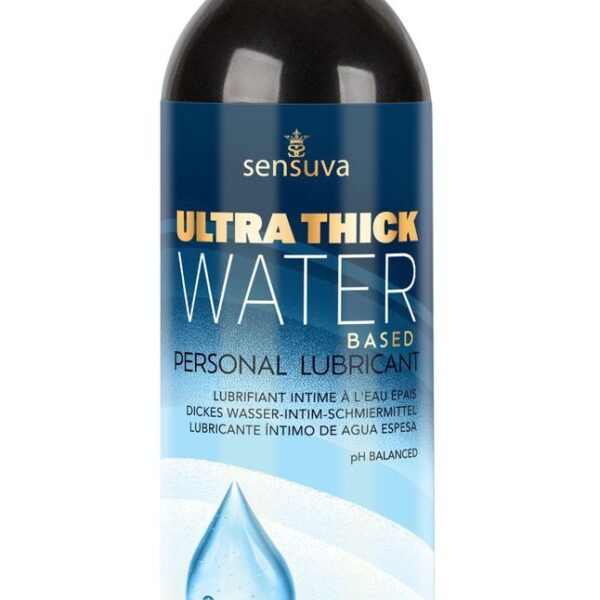 Густа змазка Sensuva Ultra-Thick Water-Based (240 мл) на водній основі, без гліцерину та парабенів