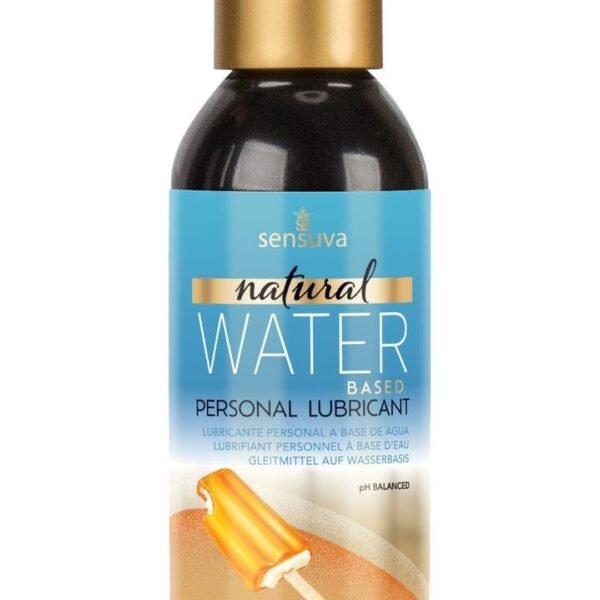 Змазка на водній основі Sensuva Natural Water-Based Orange Creamsicle 125мл без гліцерину, парабенів