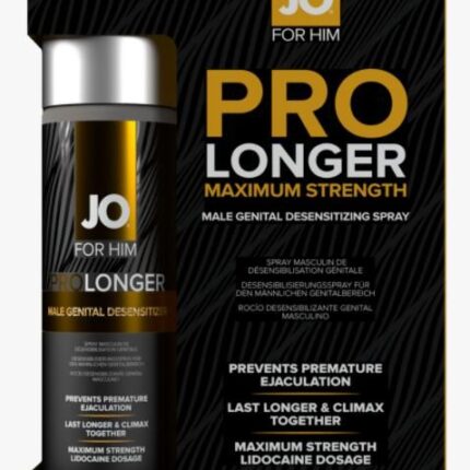 Пролонгувальний спрей JO Prolonger Spray with Lidocaine (60 мл), не містить мінеральних масел