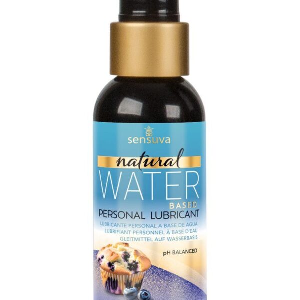 Змазка на водній основі Sensuva Natural Water-Based Blueberry Muffin 57мл без гліцерину та парабенів