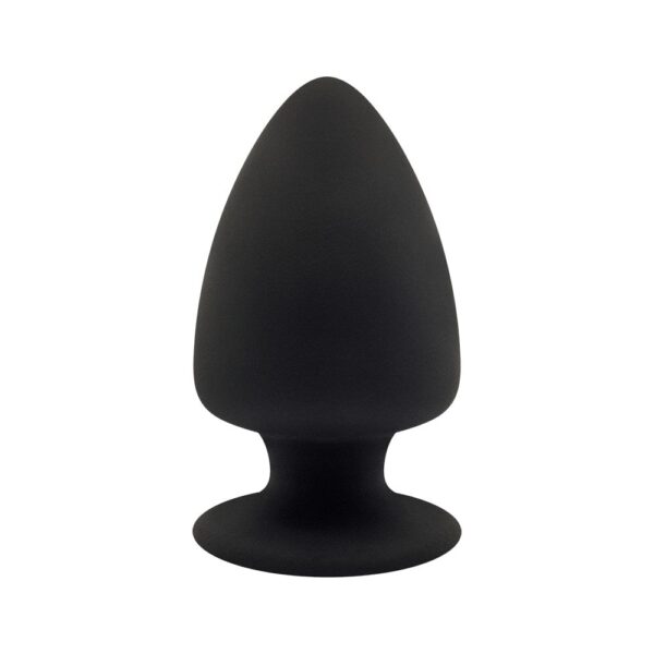 Анальна пробка SilexD (Model 1 size M) двошарова, силікон + Silexpan, діаметр 6,2 см