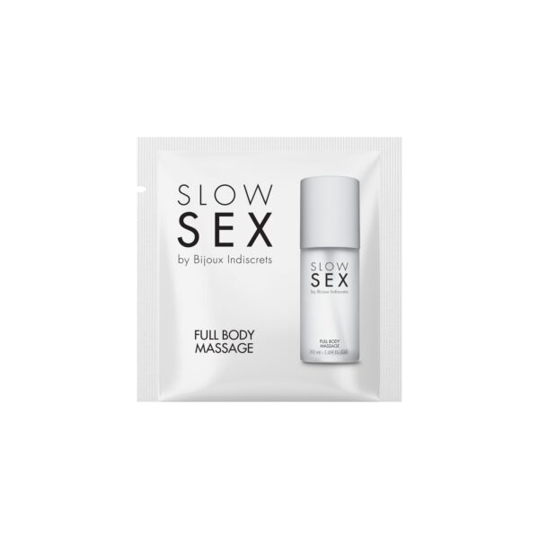 Пробник силіконового гелю для масажу всього тіла Bijoux Indiscrets Slow Sex Full body massage