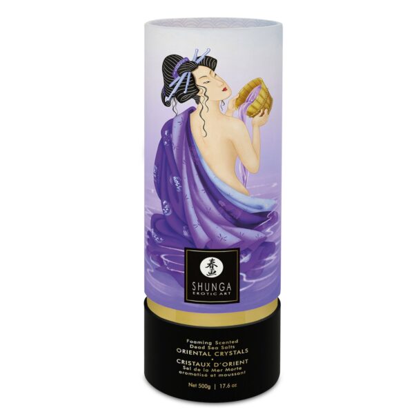 Пінлива сіль для ванни Shunga Dead Sea salt Oriental Crystals — Exotic Fruits (500 г)