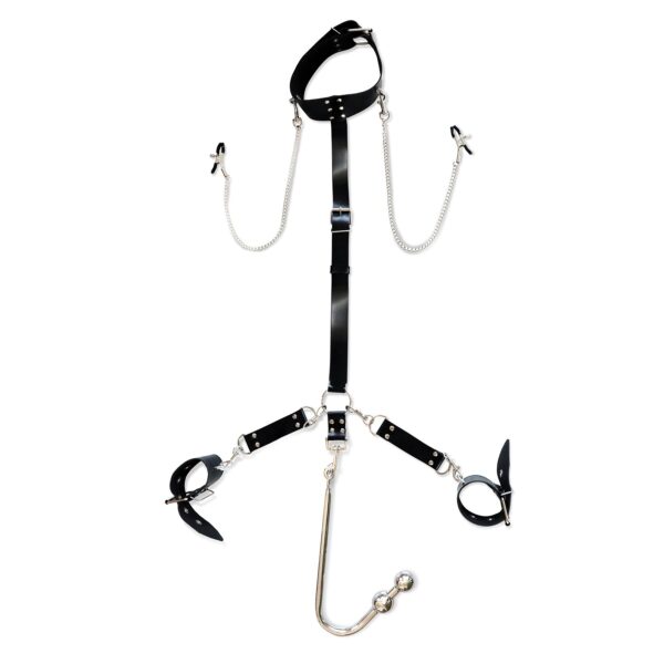 Бондажний набір з металевим анальним гаком Art of Sex Beatrice Bondage set with anal hook №?3