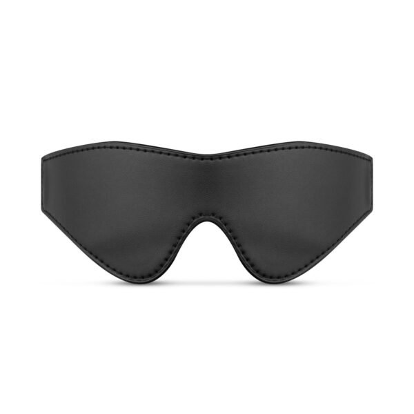 Маска Bedroom Fantasies: Faux Leather Blindfold, чорна