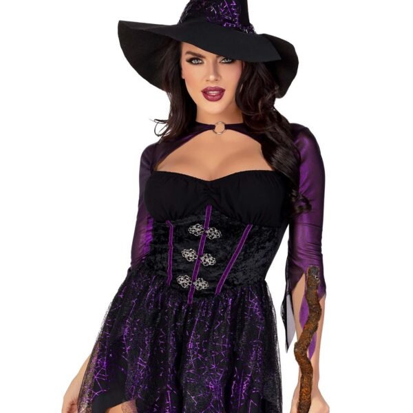 Костюм відьми Leg Avenue Mystical Witch S, сукня, капелюх