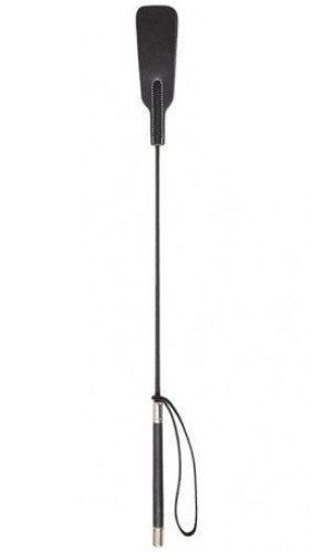 Стек із ручкою та металевим кінчиком чорний DS Fetish 55 см