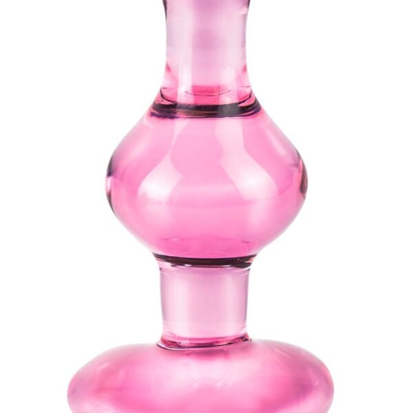 Скляний анальний затор серце Pipedream Icicles № 75