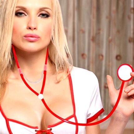 Стетоскоп медсестри Sunspice, червоний