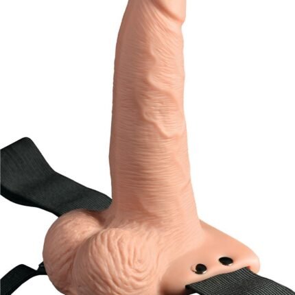 Страпон порожнистий з вібрацією Pipedream Fetish Fantasy Series на пульті управління