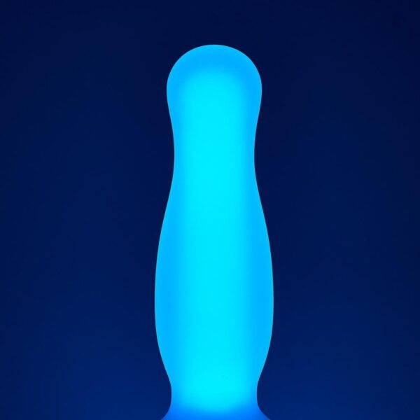 Анальна пробка люмінесцентна Dream Toys RADIANT Glow In The Dark синя, М