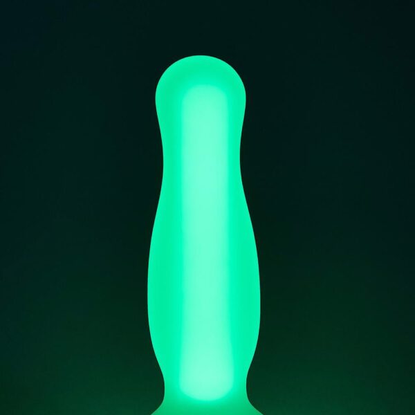 Анальна люмінесцентна пробка Dream Toys RADIANT Glow In The Dark зелена, S