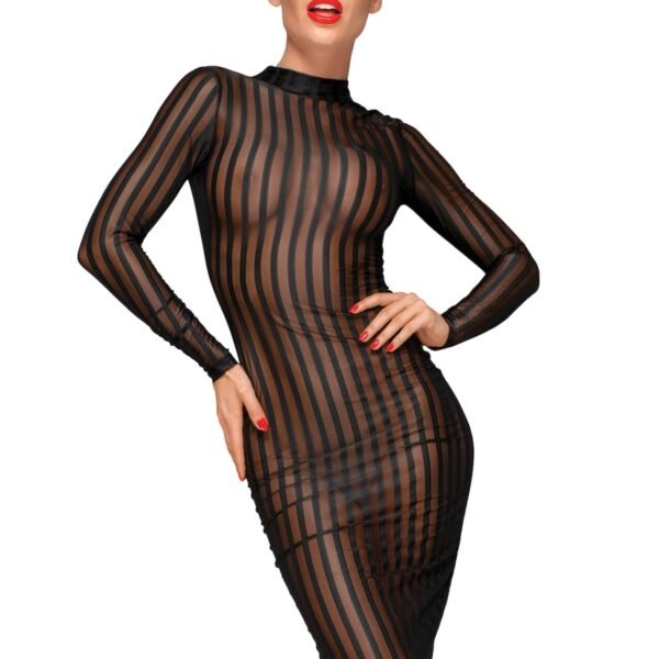 Сукня з мокрим ефектом Noir Handmade F182 Classic dress made of elastic tulle, S