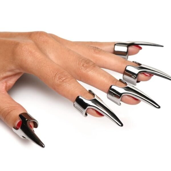 Набір кілець з кігтями Master Series Five-Piece Sensation Claw Rings - Silver