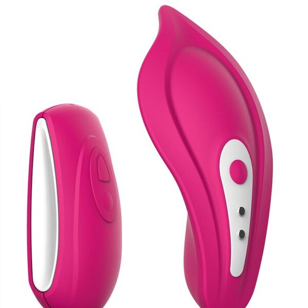 Вібратор у трусики Liebe Panty Vibe Recargable Cerise, нагрів до 39?°C, пульт, трусики S-M в комплекті
