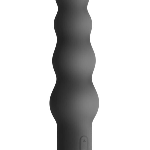 Вібратор S Pleasures Bullets Obsidian, чорний, у вигляді ряду кульок, 10 режимів, діаметр 4,2 см