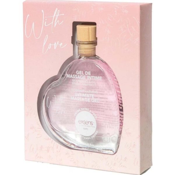 Масажний гель EXSENS With Love Cotton Candy 50 мл, розігрівальний, без цукру, їстівний