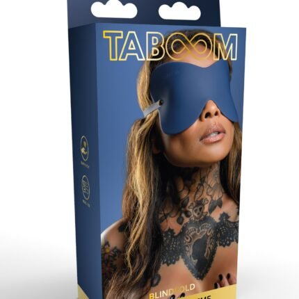 Силіконова пов'язка на очі Taboom Silicone Supreme, синій