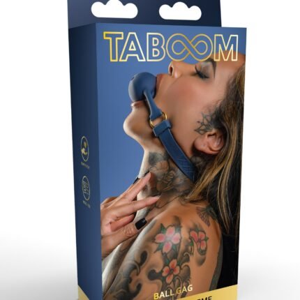 Силіконовий кляп-кулька Taboom Silicone Supreme, синій