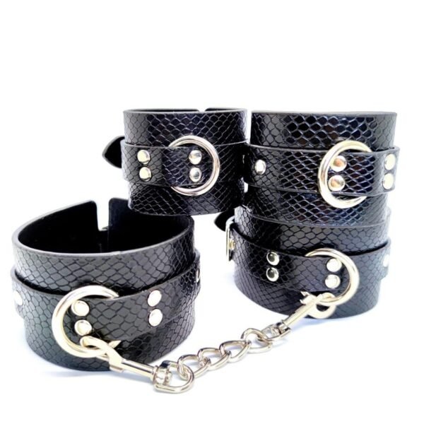 Система фіксації DS Fetish Ankle and hand cuff black