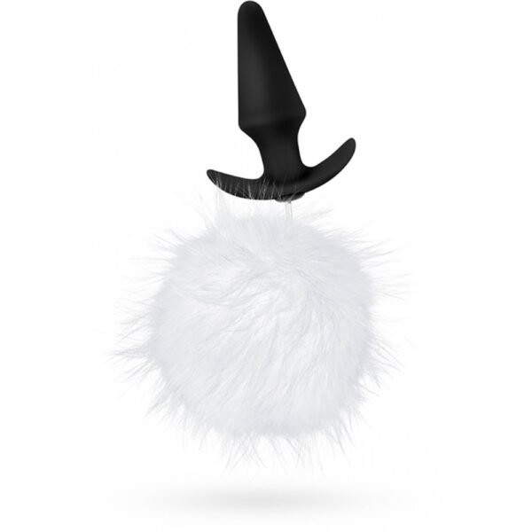 Анальна пробка з помпоном POM PLUGS FUR POM Pom WHITE