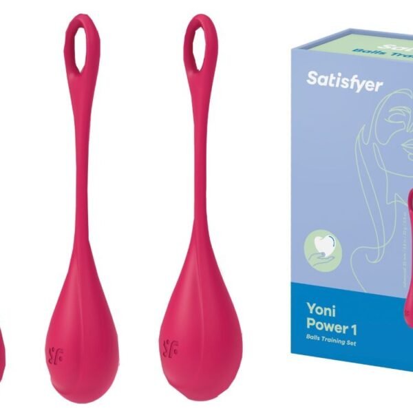Набір вагінальних кульок Satisfyer Yoni Power 1 червоний