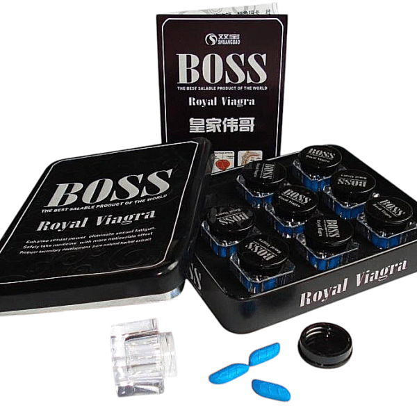 Таблетки для потенції Boss Royal Viagra (ціна за баночку, 3 капсули)