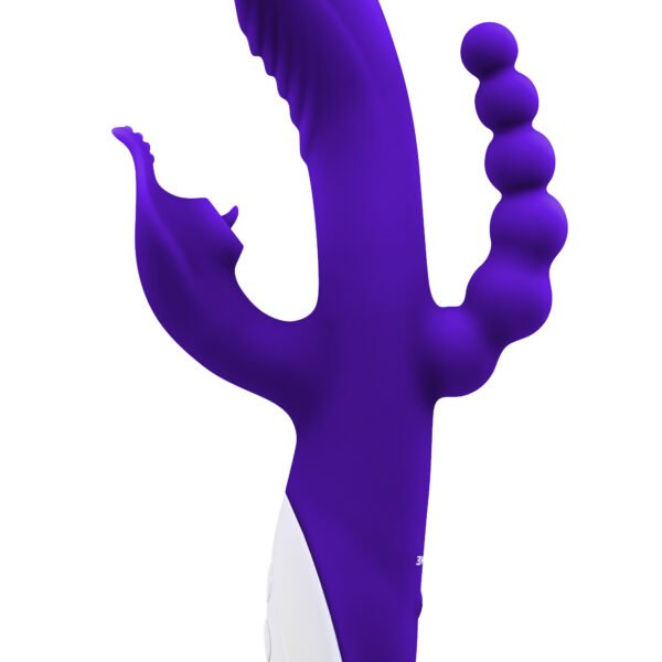 Потрійний вібратор Evolved Lick Me Triple Stim Vibe фіолетовий