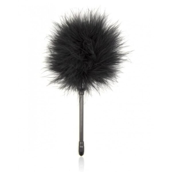 Тіклер на короткій ручці, перо, чорний, 20 см