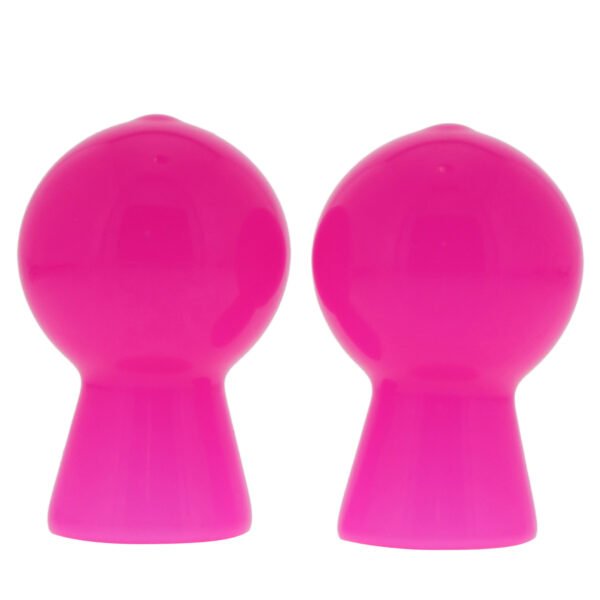 Вакуумні стимулятори для сосків NMC NIPPLE SUCKER PAIR IN SHINY PINK