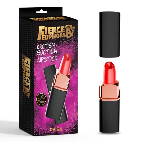 Вакуумний стимулятор клітора Chisa Fierce Euphoria Erotism у формі помади