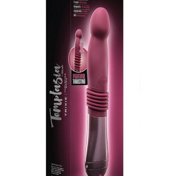 Вібратор TEMPTASIA TRIXIE THRUSTING DILDO WINE
