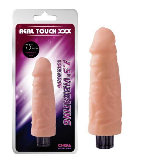 Вібромасажер реалістичний Chisa Real Touch XXX Cock No.06, тілесний