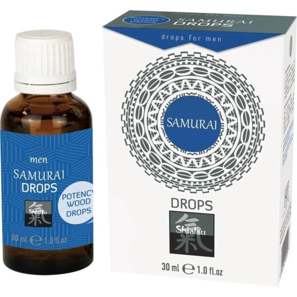 Збуджуючі краплі для чоловіків SHIATSU Samurai, 30 мл