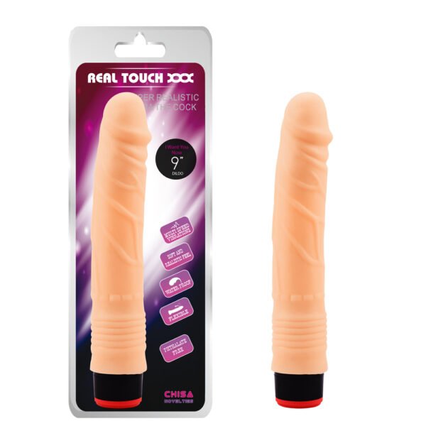 Вібратор Chisa Real Touch XXX Vibe Cock-flesh 22. 5 см х 3. 5 см