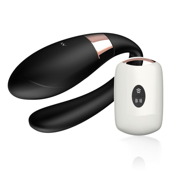 Вібратор для пар з дистанційним керуванням, чорний