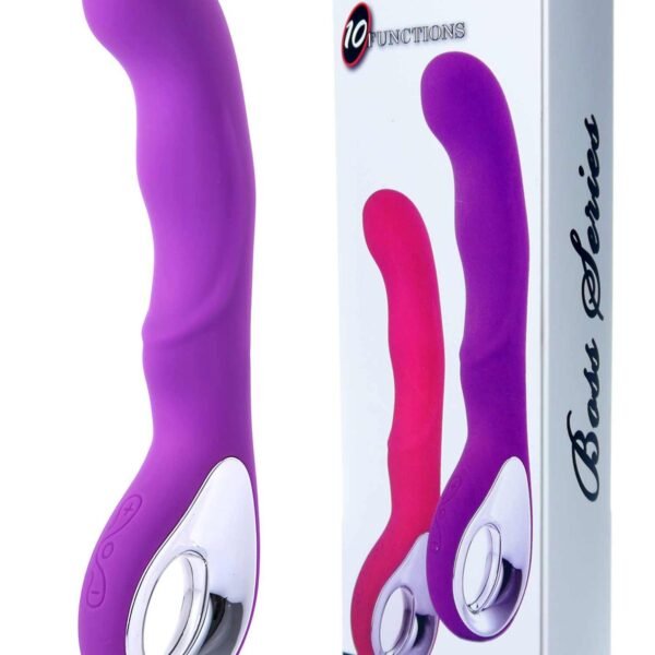 Вібратор для точки G-spot Vibrator G-spot 10 функцій USB Purple