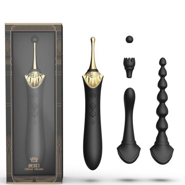 Вібратор двосторонній універсальний BESS2 Obsidian Black