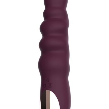 Класичний вібратор рельєфний Dream Toys ESSENTIALS Ripped Power Vibe, фіолетовий