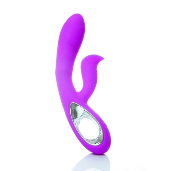 Вібратор-кролик Daro 12 функцій, USB Фіолетовий