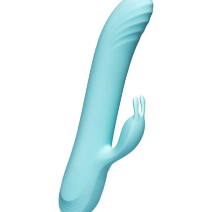 Вібратор-кролик із фрикціями Every Night Toys для точки G, блакитний