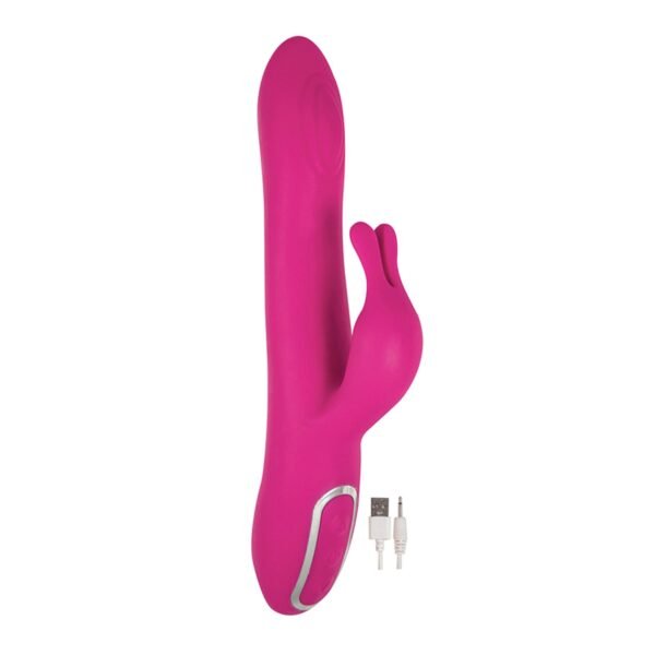 Вібратор кролик Wibrator-Isabella, 5 funkcji, USB Pink