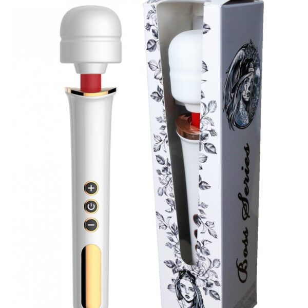 Вібратор-мікрофон білий Massager Super Powerful 10 Function