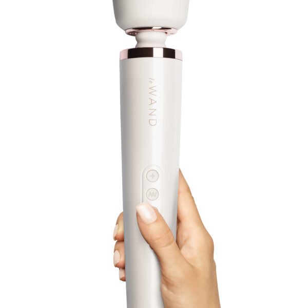 Вібратор мікрофон Le Wand RECHARGEABLE MASSAGER, перлово-білий