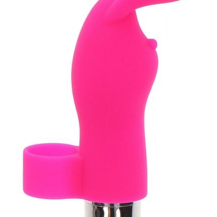 Вібратор на палець для клітора у вигляді кролика Toy Joy Bunny Pleaser Rechargeable рожевий