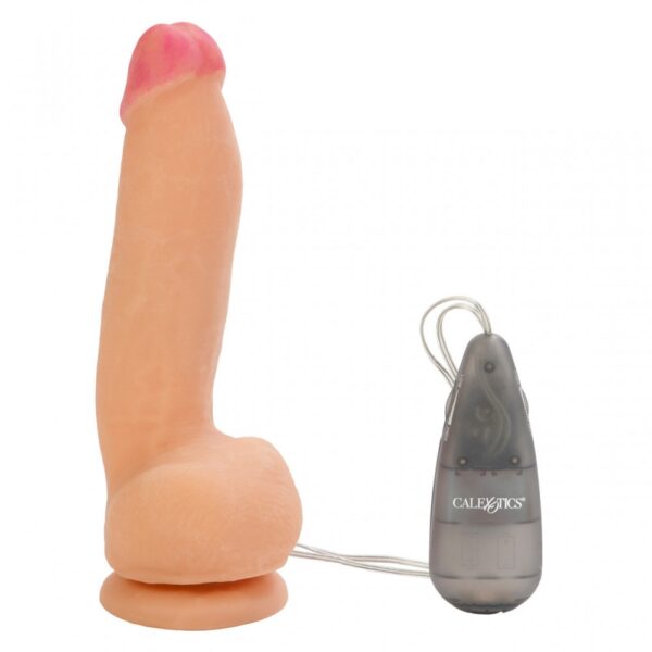 Вібратор на присосці з пультом керування California Exotics Max Vibrating Cock & Balls