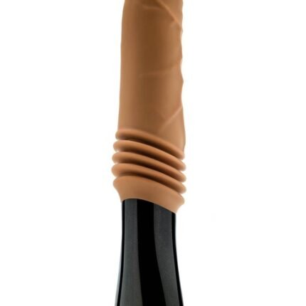 Вібратор реалістичний Blush Dr.  Skin Dr. Arthur з фрикціями з кібершкіри, бежевий