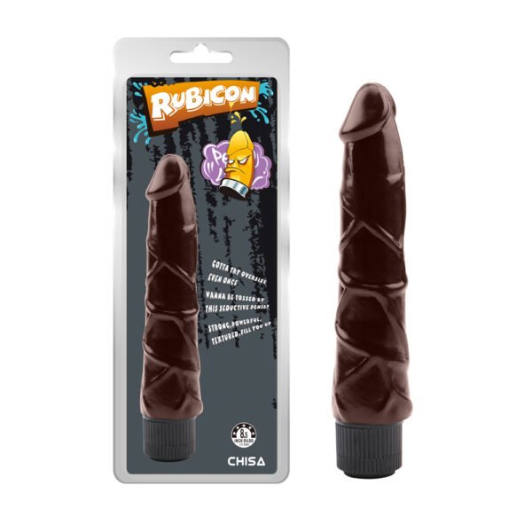 Вібратор реалістичний Chisa Rubicon Ignite vibrating Cock, коричневий