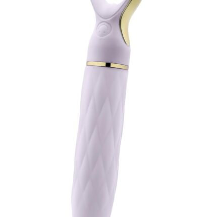 Вібратор рельєфний з ручкою у формі серця Blush Delice Heartthrob колір ,,лаванда,,